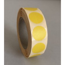 Zaklejki do tarcz żółte fi 20 mm